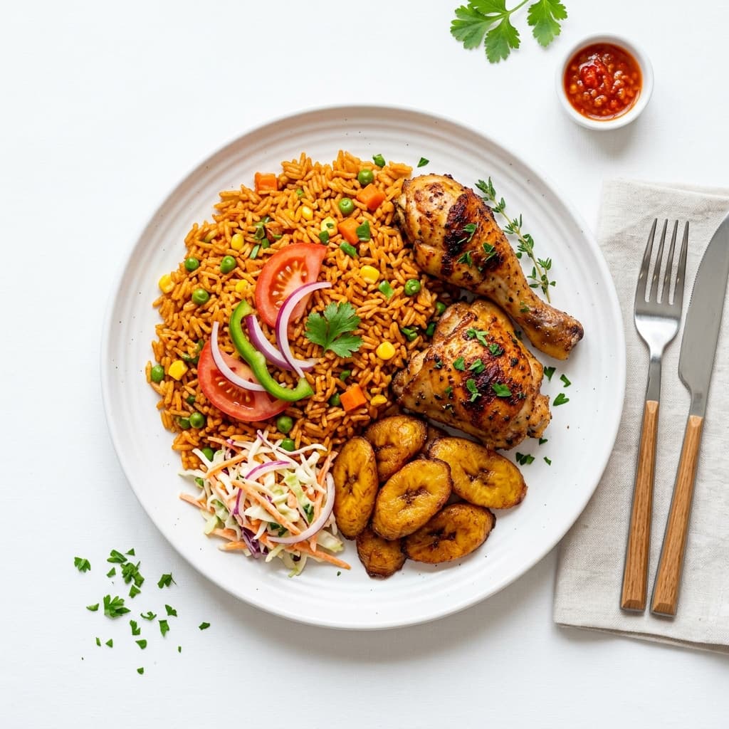 Nigerian Jollof Rice dish